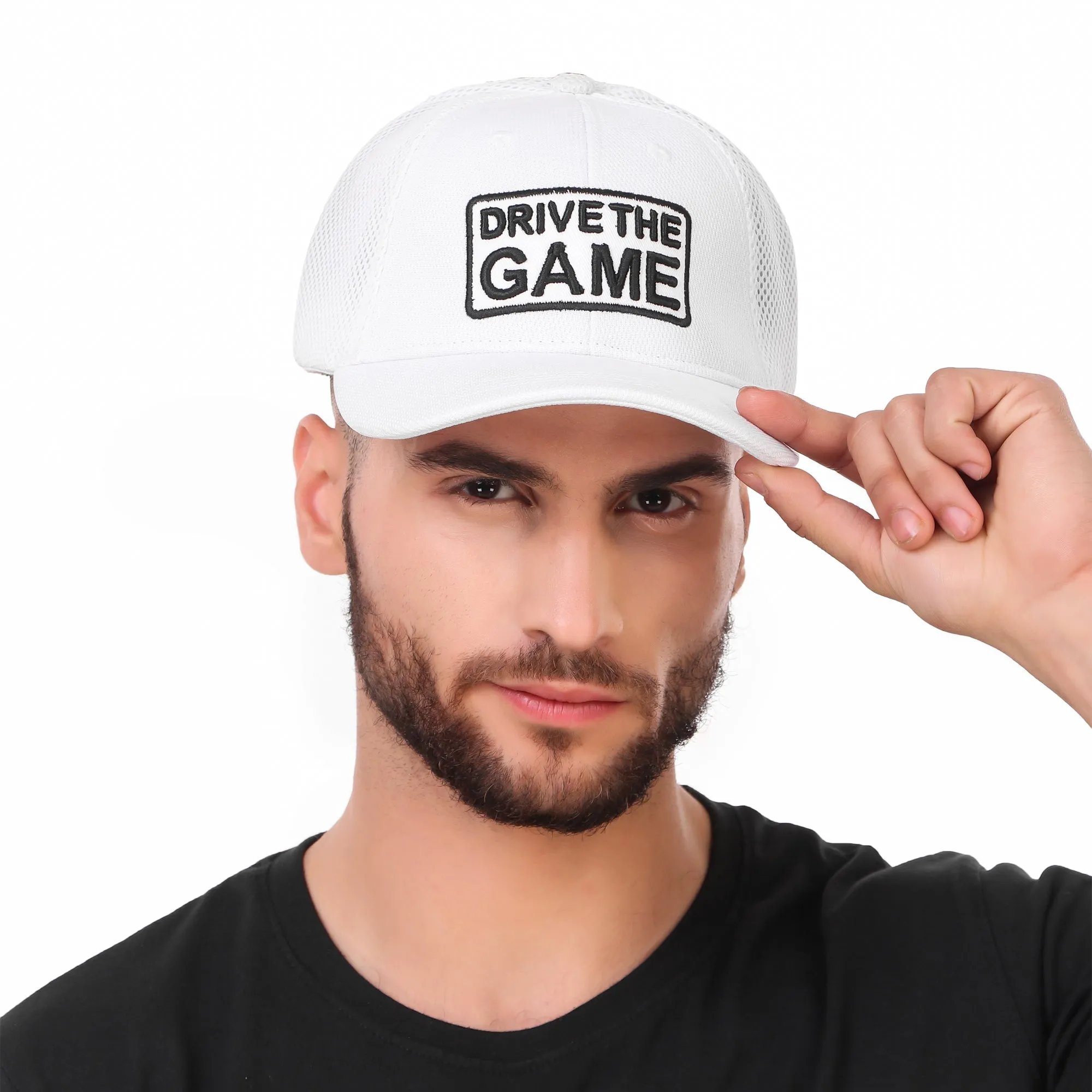 Drive the Game Cap White - Ultimate Comfort and Style for Every Athlete