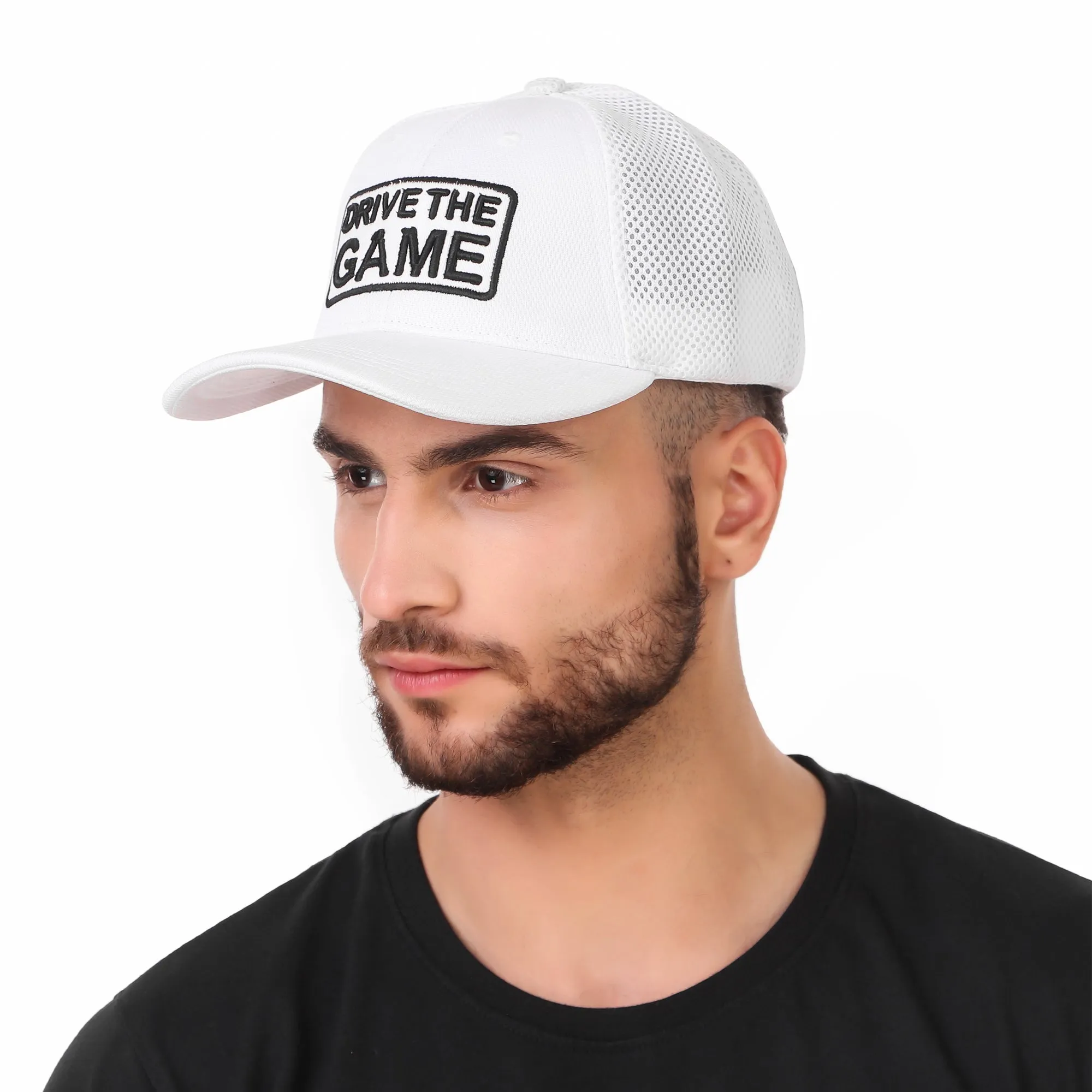 Drive the Game Cap White - Ultimate Comfort and Style for Every Athlete