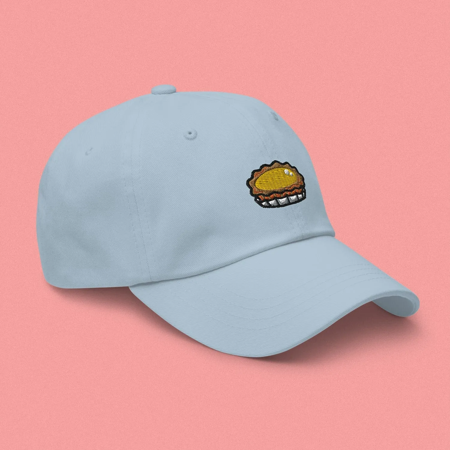 Egg Tart Embroidered Cap