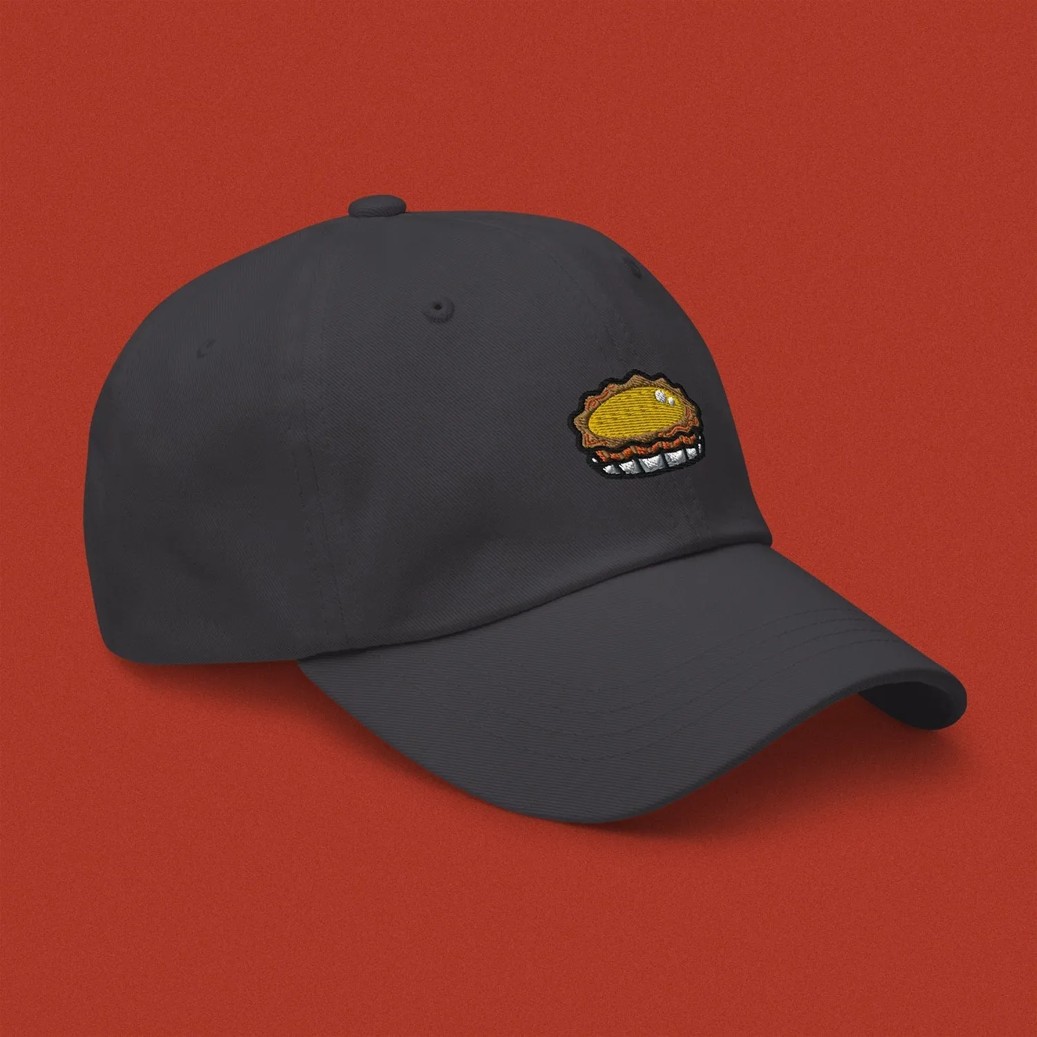 Egg Tart Embroidered Cap