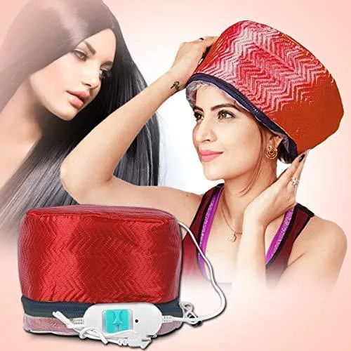 Electric Thermal Head Hair Spa Cap, Hair Care Thermal Treatment with Beauty Steamer Nourishing Heating Cap, Spa Cap Steamer