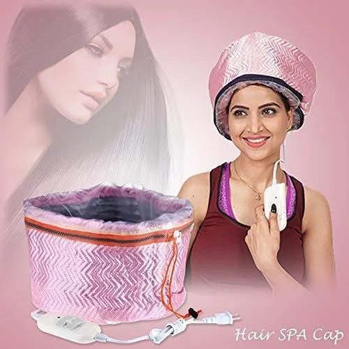 Electric Thermal Head Hair Spa Cap, Hair Care Thermal Treatment with Beauty Steamer Nourishing Heating Cap, Spa Cap Steamer