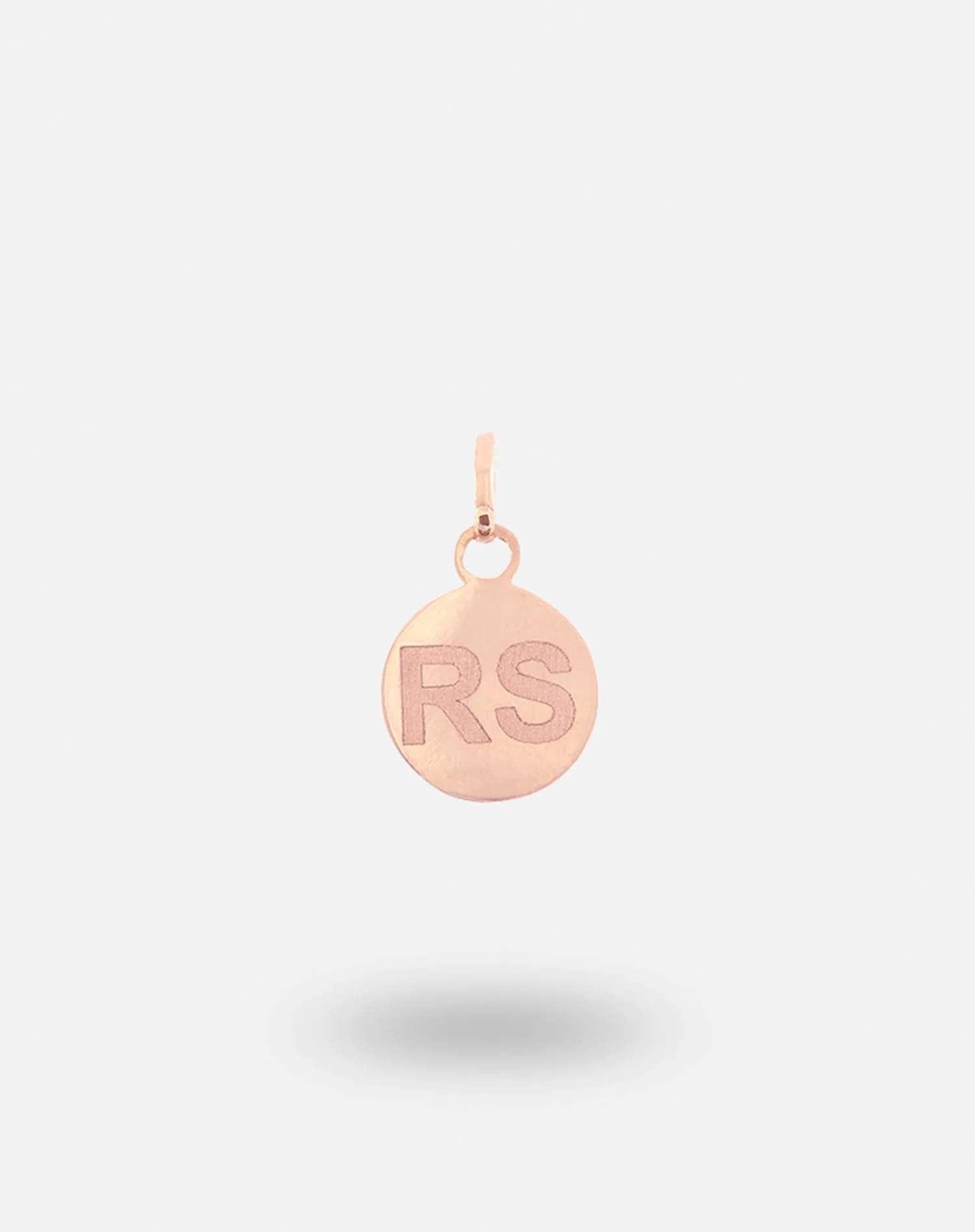 Engravable Disc Charm Pendant