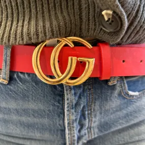 Everyday Small Double G Buckle Belt