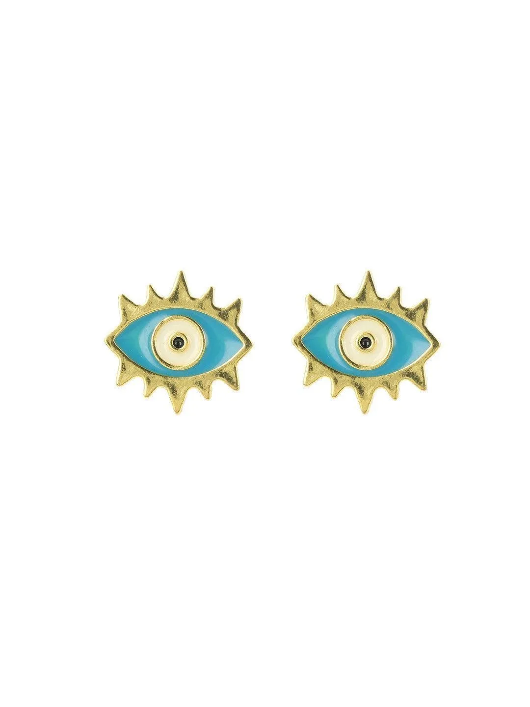 Evil Eye Stud Light Blue