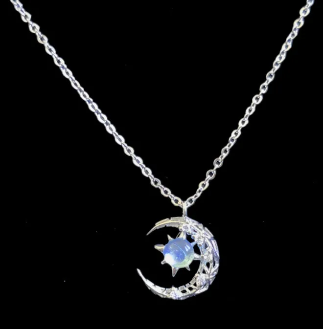 Explosive Style Star And Moon Necklace Female Trend