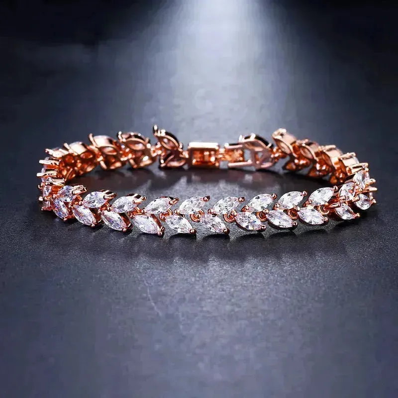 Fashion horse eye zircon bracelet for women