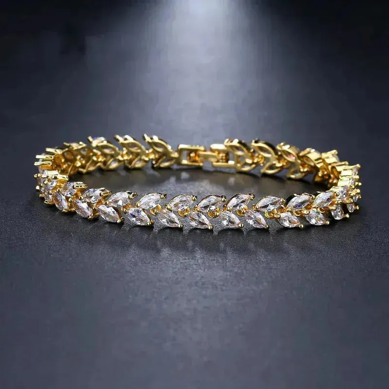 Fashion horse eye zircon bracelet for women