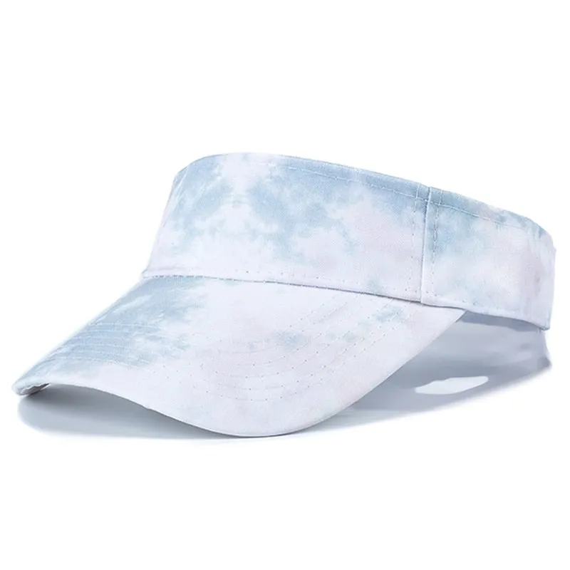 Fashion Women Tie Dye Cap Multicolor Irregular Print Baseball Cap Female Outdoor Streetwear Summer Caps Hats