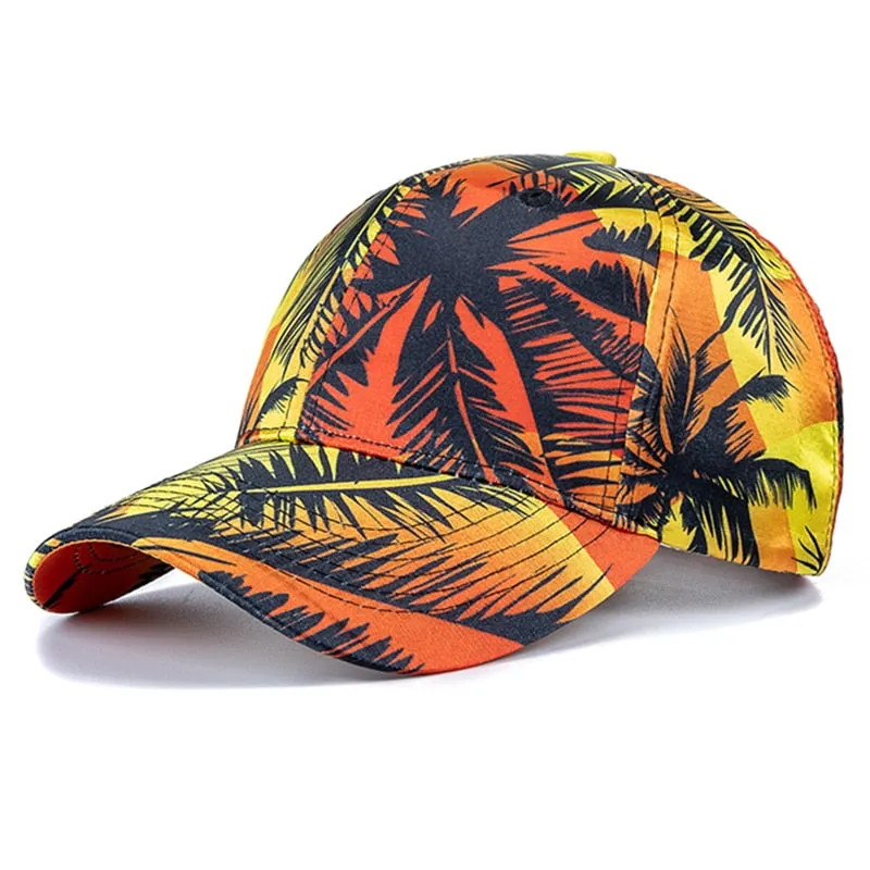 Fashion Women Tie Dye Cap Multicolor Irregular Print Baseball Cap Female Outdoor Streetwear Summer Caps Hats