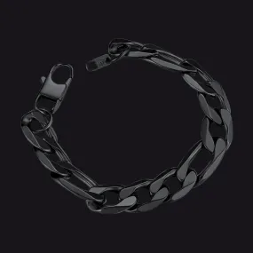 Figaro Cuban Link Chain Bracelet For Men, 6MM-13MM