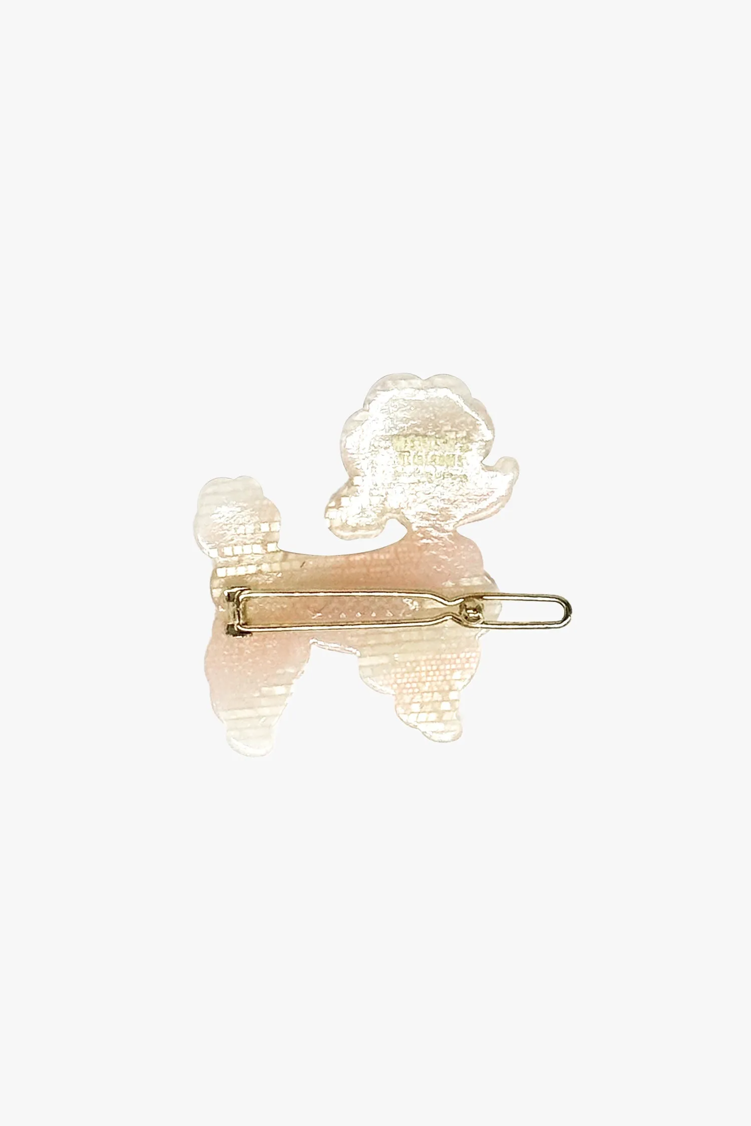 French Poodle Side Barrettes