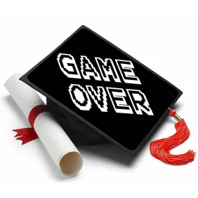 Game Over Grad Cap Tassel Topper