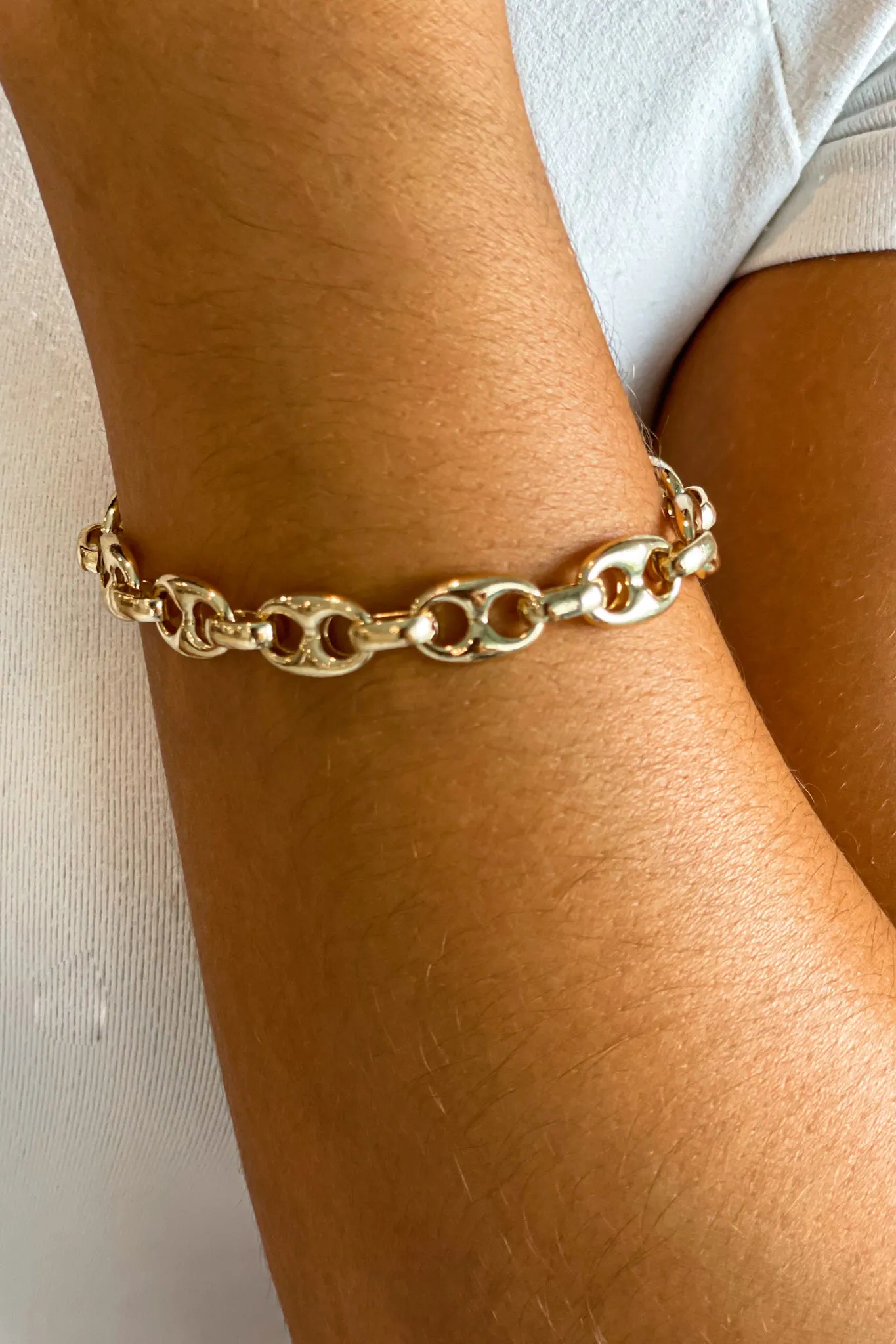 Gold Marina Chain Bracelet