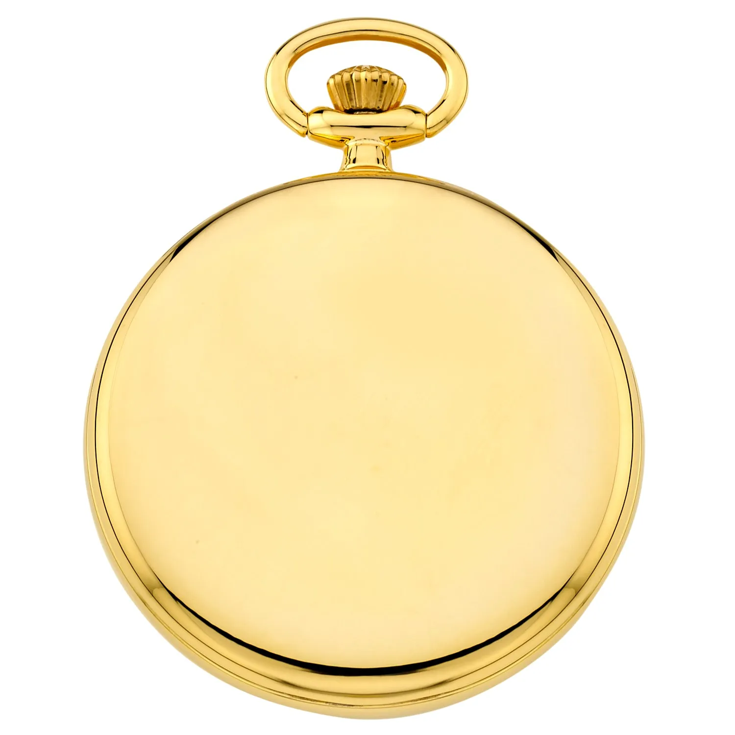 Gotham Men's Gold-Tone Analog Quartz Date Railroad Pocket Watch # GWC14101G