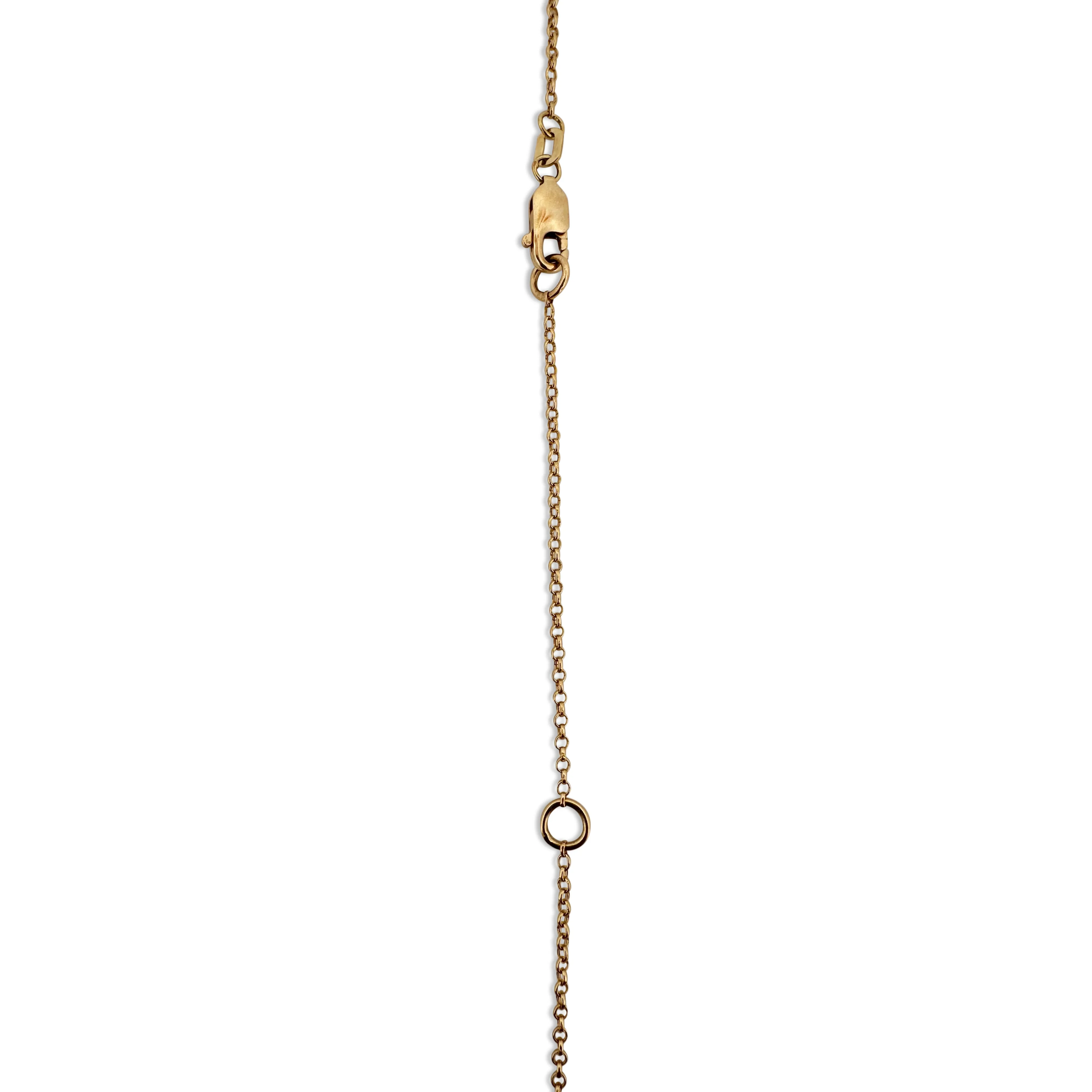 Graduated Ruby and Diamond Teardrop Pendant Necklace in 14k Yellow Gold