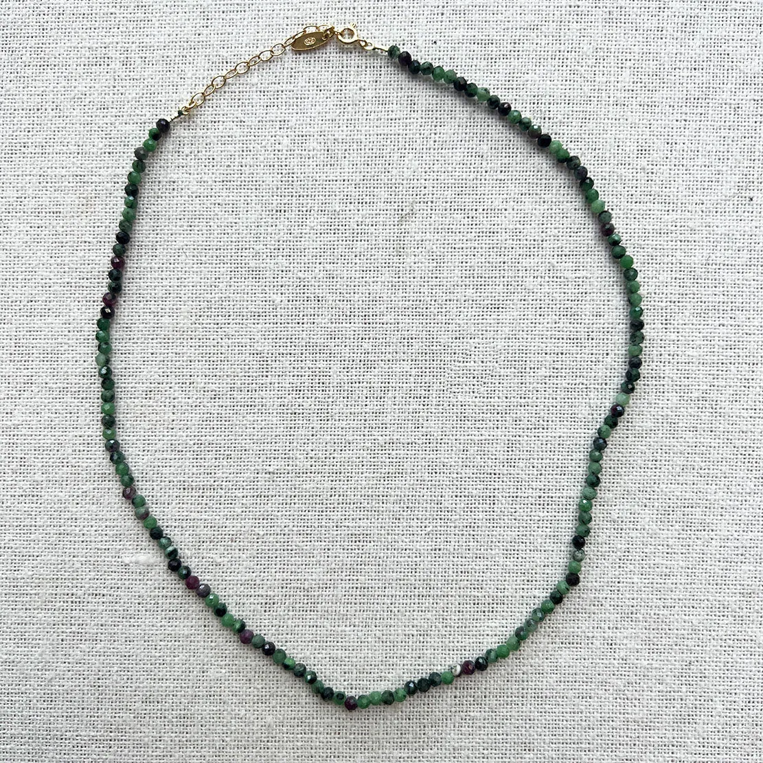 Greta Rubyzoesite Necklace