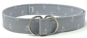 Grey and white Anchor Belt by Oliver Green