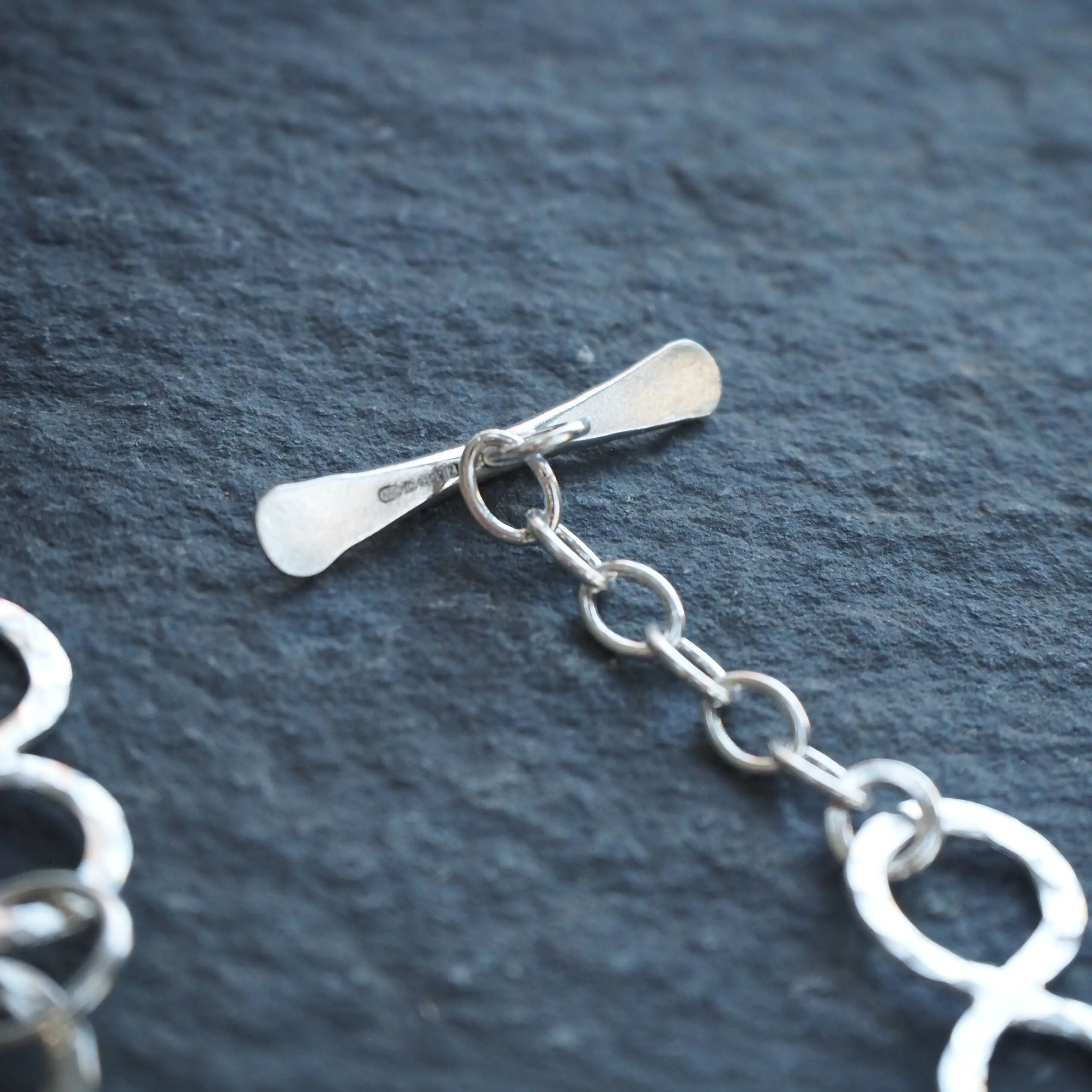 Hallmarked Silver Chain Bracelet - Handmade