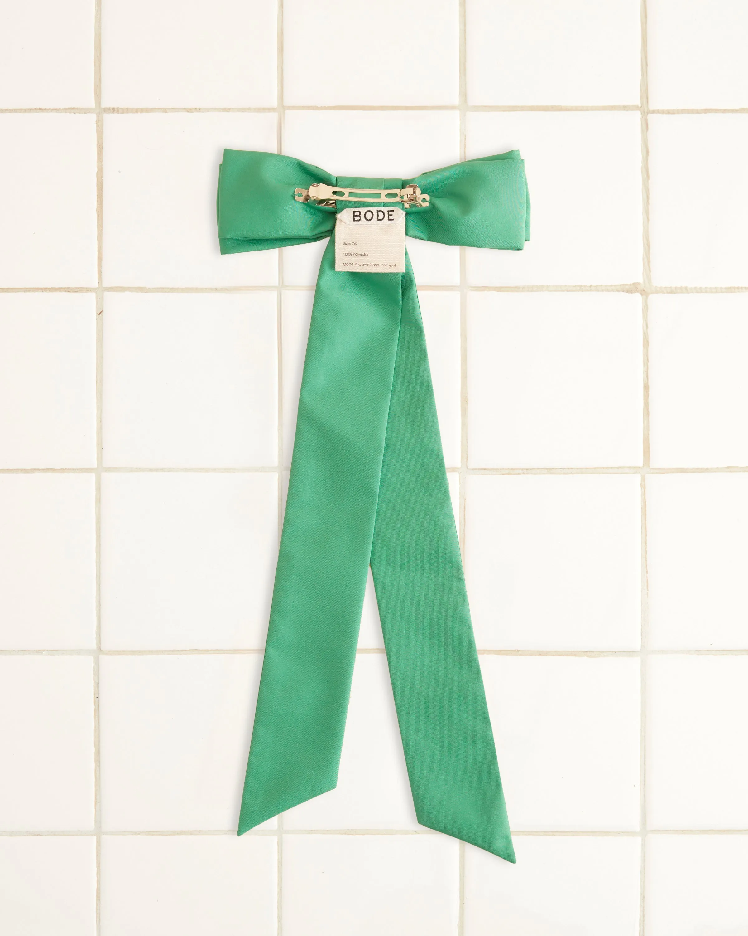 Harbor Bow Barrette - Green