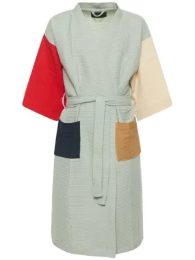 HAY   Waffle cotton blend bathrobe 