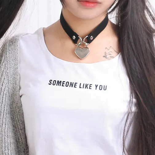 Heart Choker With Key