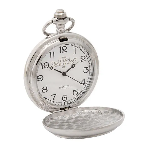 Heathergems Quartz Pocket Watch in Pewter