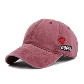 High quality Washed Cotton Adjustable Unisex Baseball Cap - Solid Color