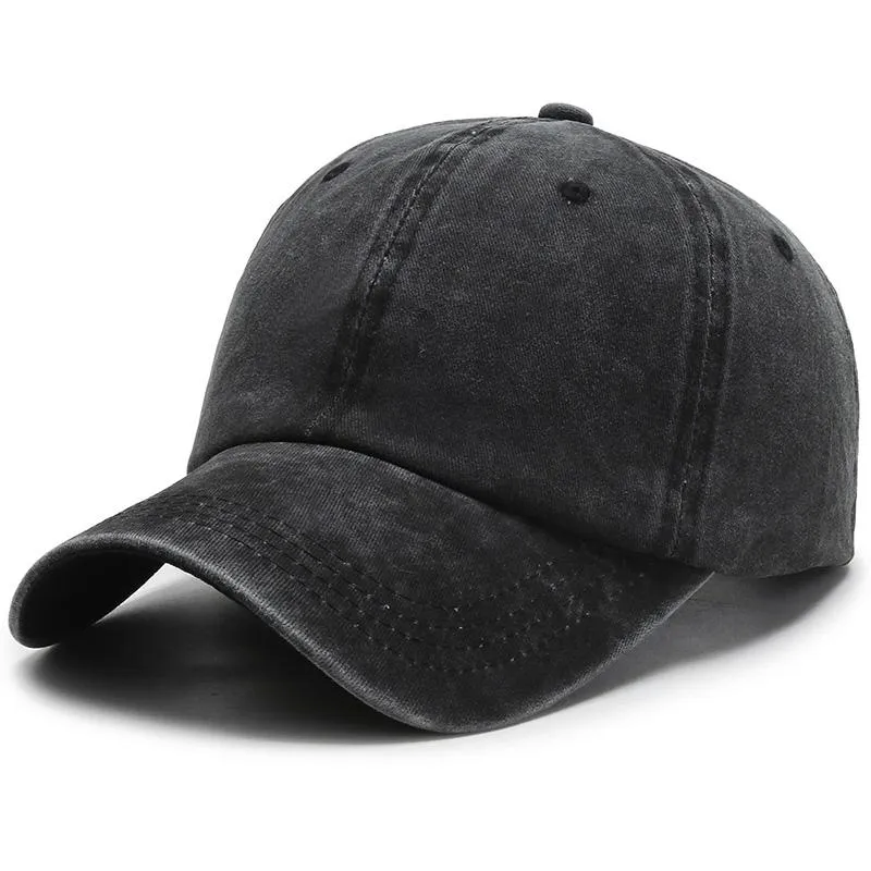 Hot Unisex Cap Two-color Stitching Washed Cotton Baseball Cap Men & Women Casual Adjustable Outdoor Trucker Hats Dropshipping