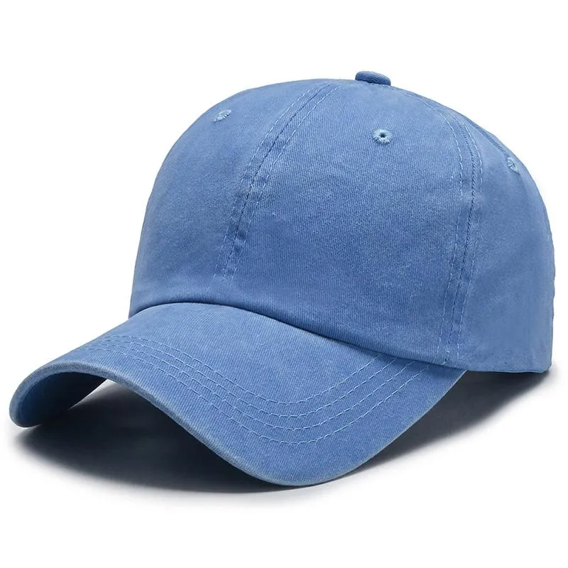 Hot Unisex Cap Two-color Stitching Washed Cotton Baseball Cap Men & Women Casual Adjustable Outdoor Trucker Hats Dropshipping