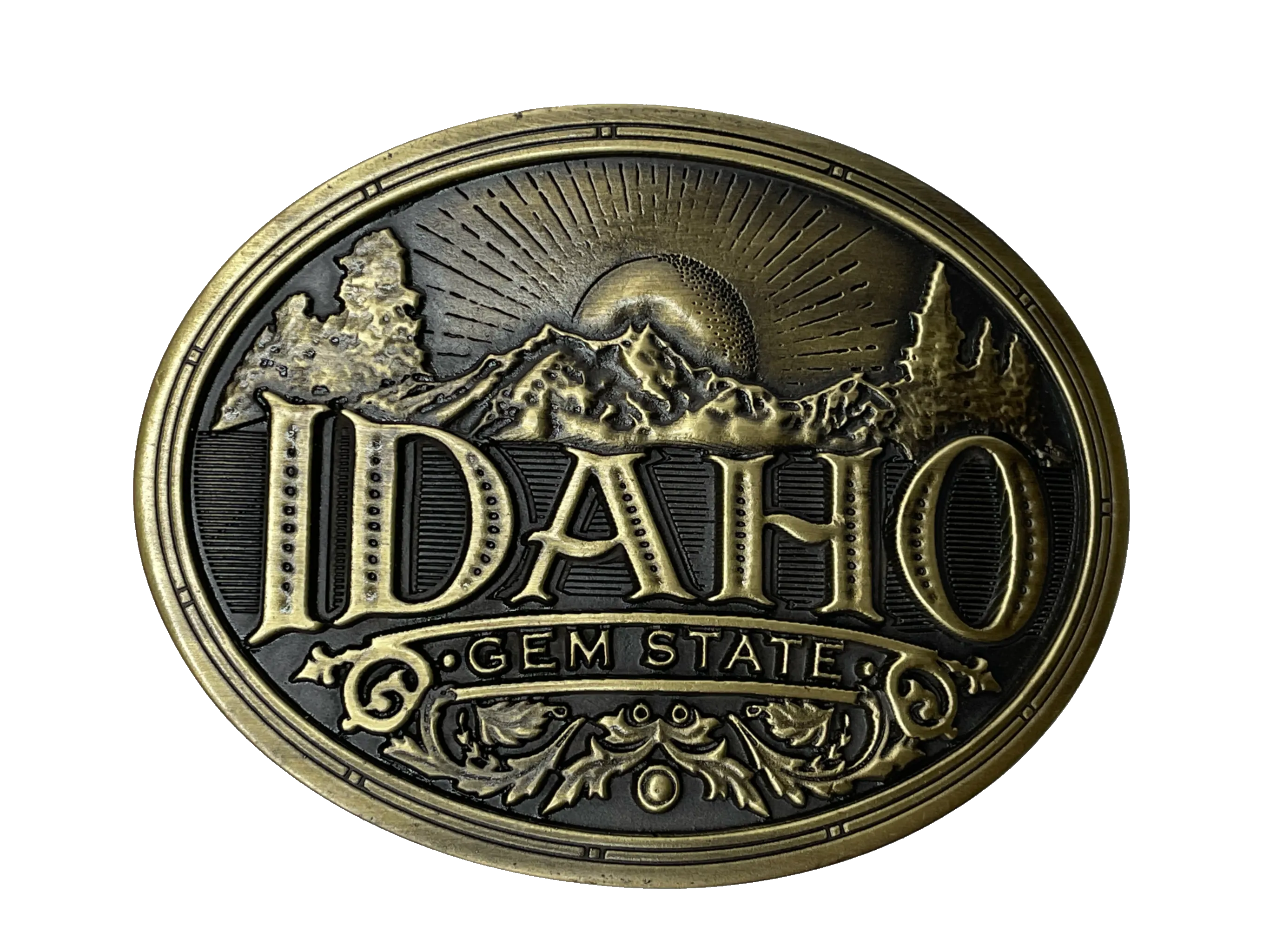 Idaho State Buckle