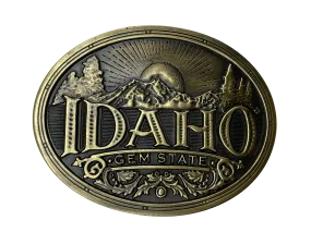 Idaho State Buckle