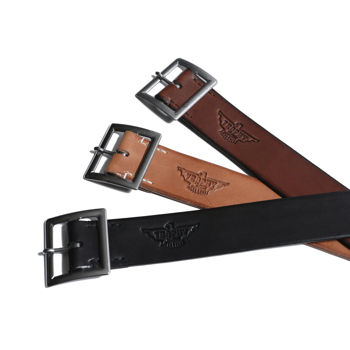 Industrial Iron Buckle Leather Belt / TR-BELT01