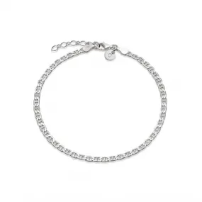 Infinity Chain Sterling Silver Bracelet RBR07_SLV