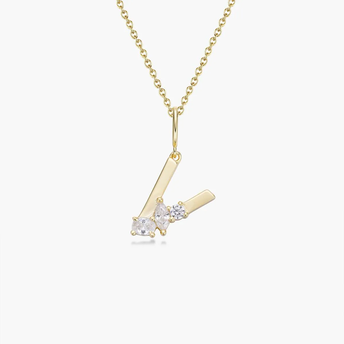 Initial Necklace | Gold