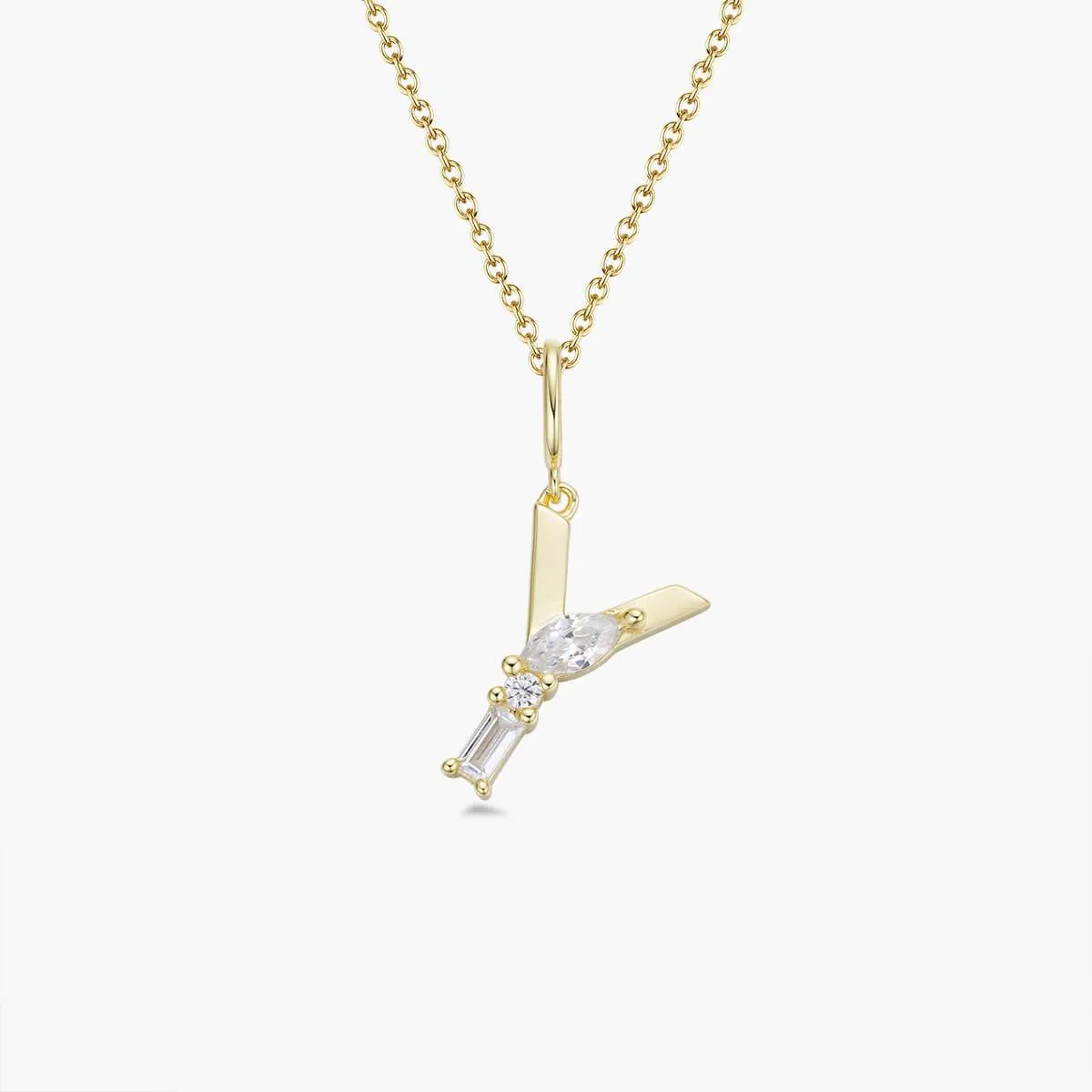 Initial Necklace | Gold