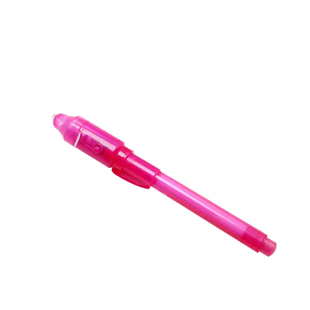 Invisible Ink Pen Spy Pen with Built in UV Light Magic Marker for Drawing Secret Message Writing Currency Checking Kids Spy Game Party