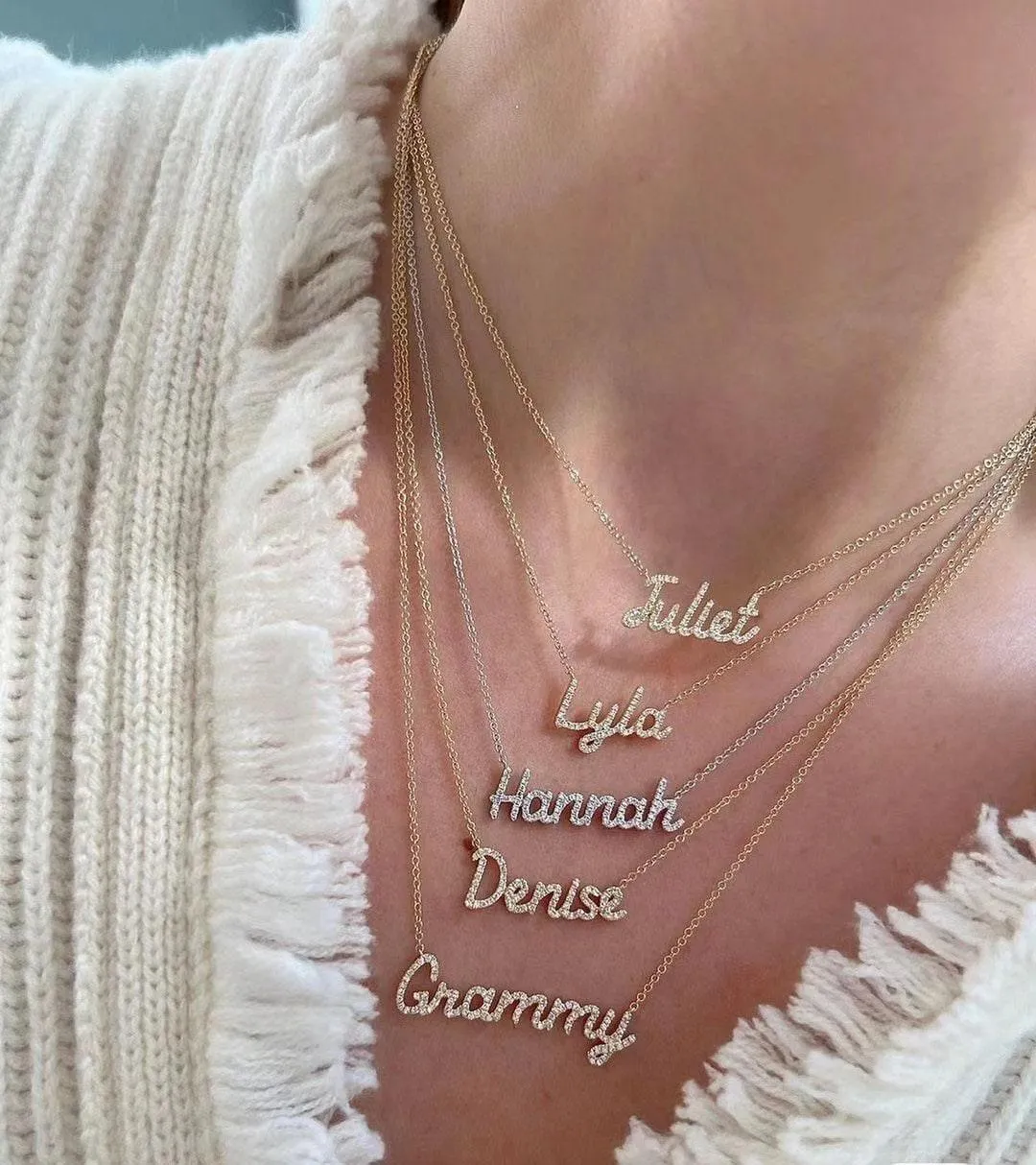 JESSICA Personalized Nameplate Necklace