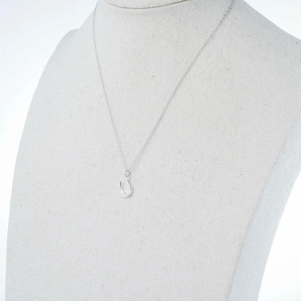 KINLEY Horseshoe with Cubic Zirconia Sterling Silver Necklace & Bracelet