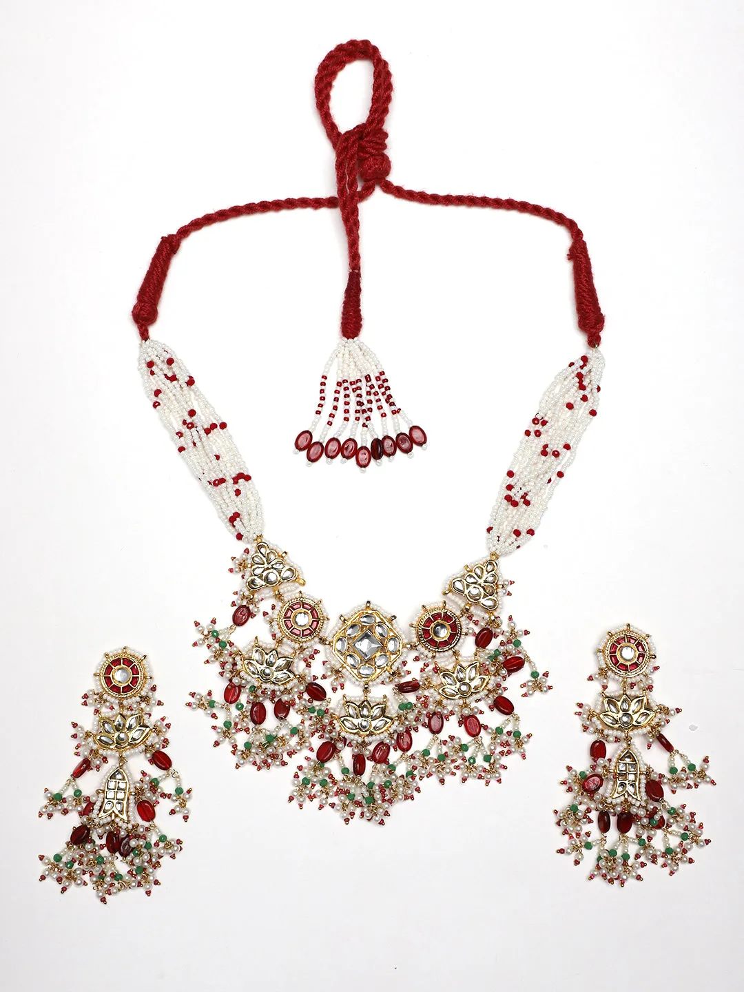 Kiran Necklace with Earring Jewellery Set