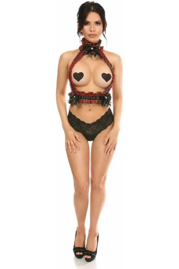 Kitten Collection Red Plaid Double Strap Body Harness