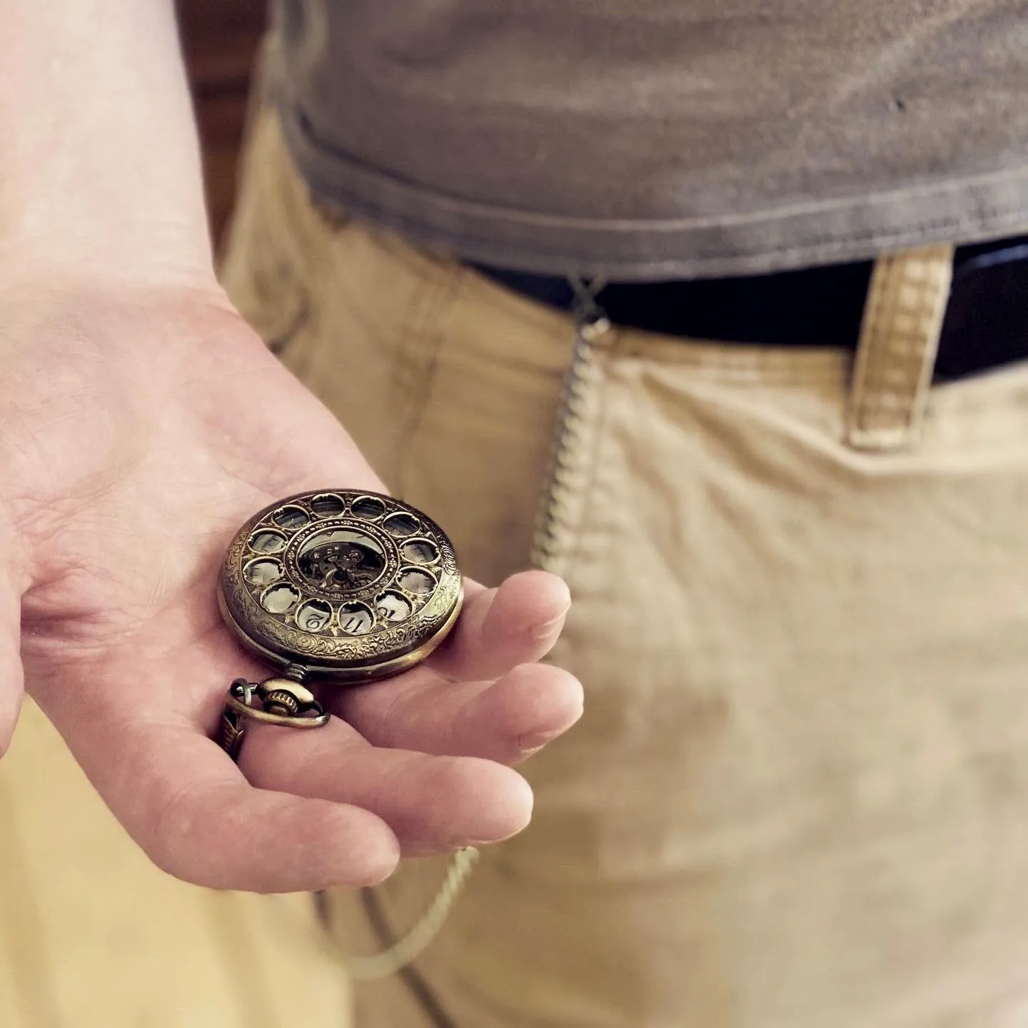 Koi Pocket Watch- on Necklace or Pocket Chain