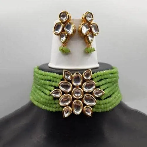 Kundan Patch Choker And Earring Set