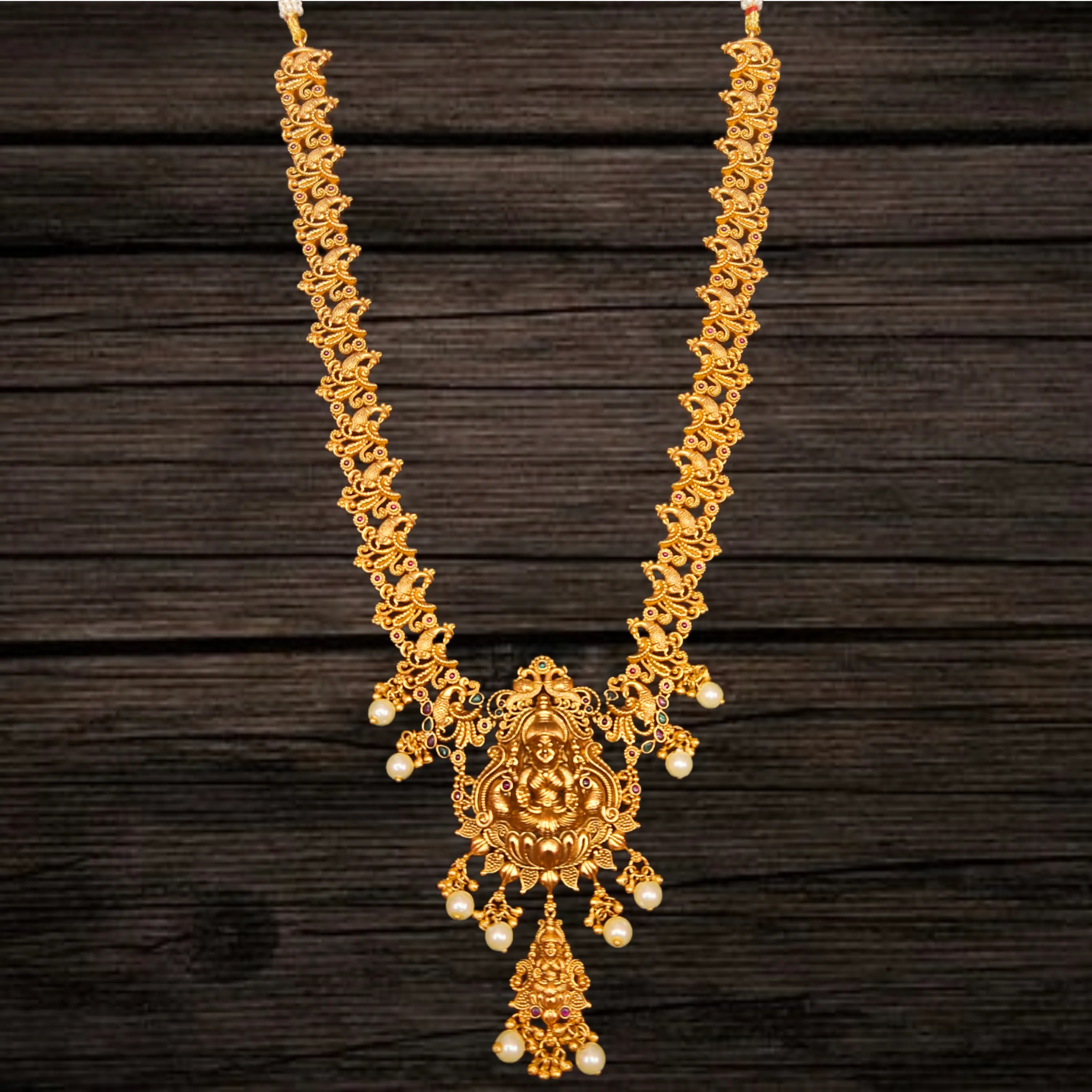 Lakshmi Mayura Nagas Haram By Asp Fashion Jewellery