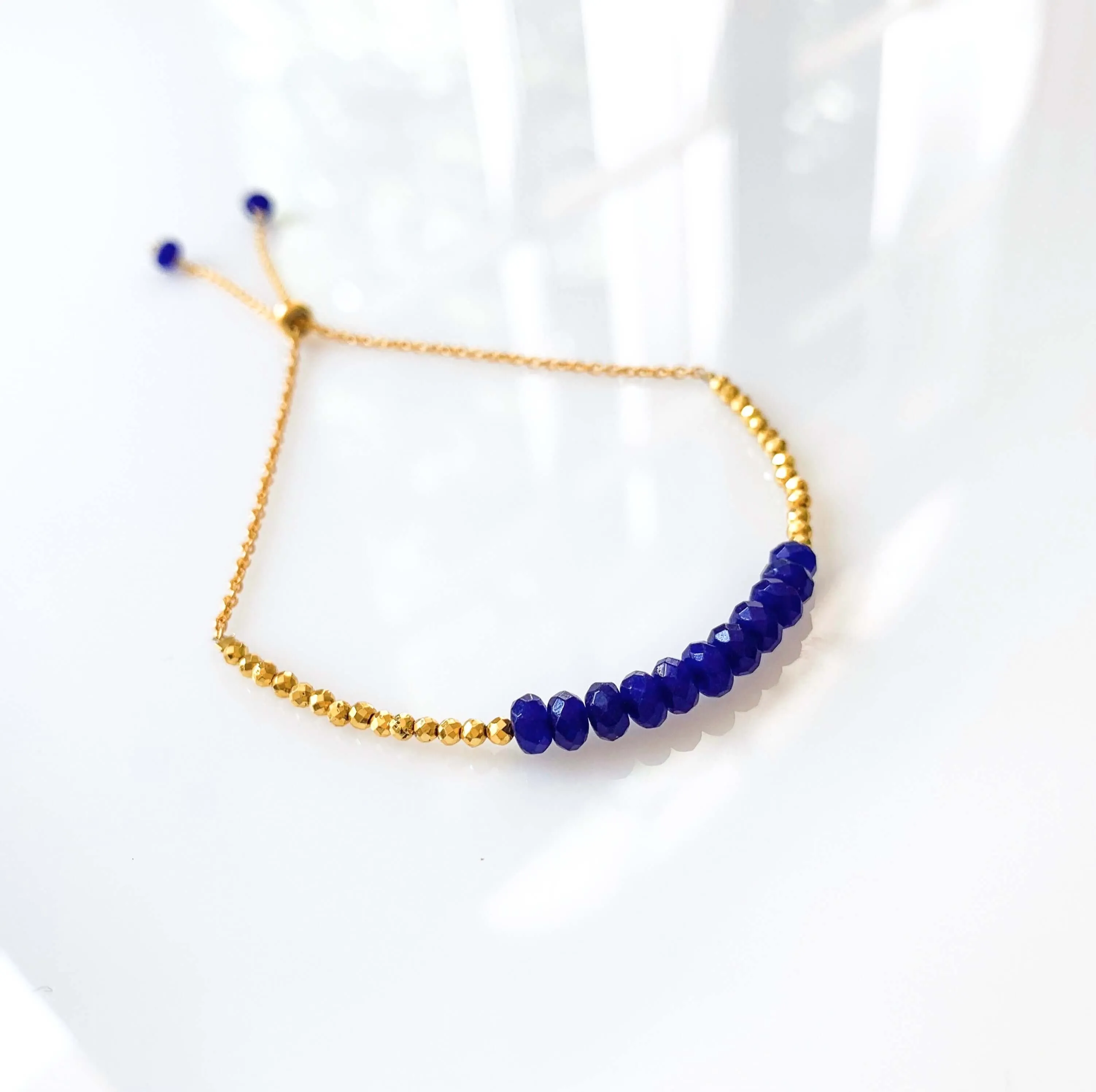 Lapis Lazuli Adjustable Stacking Bracelet