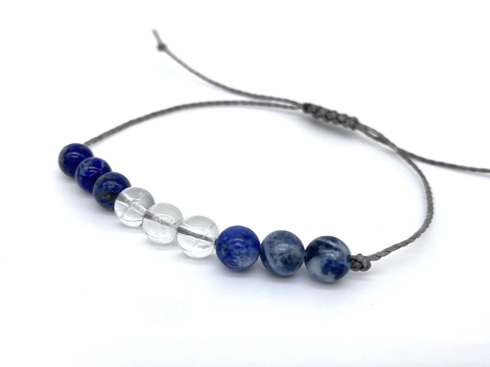 Lapis Lazuli and Sodalite Crystal Bracelet