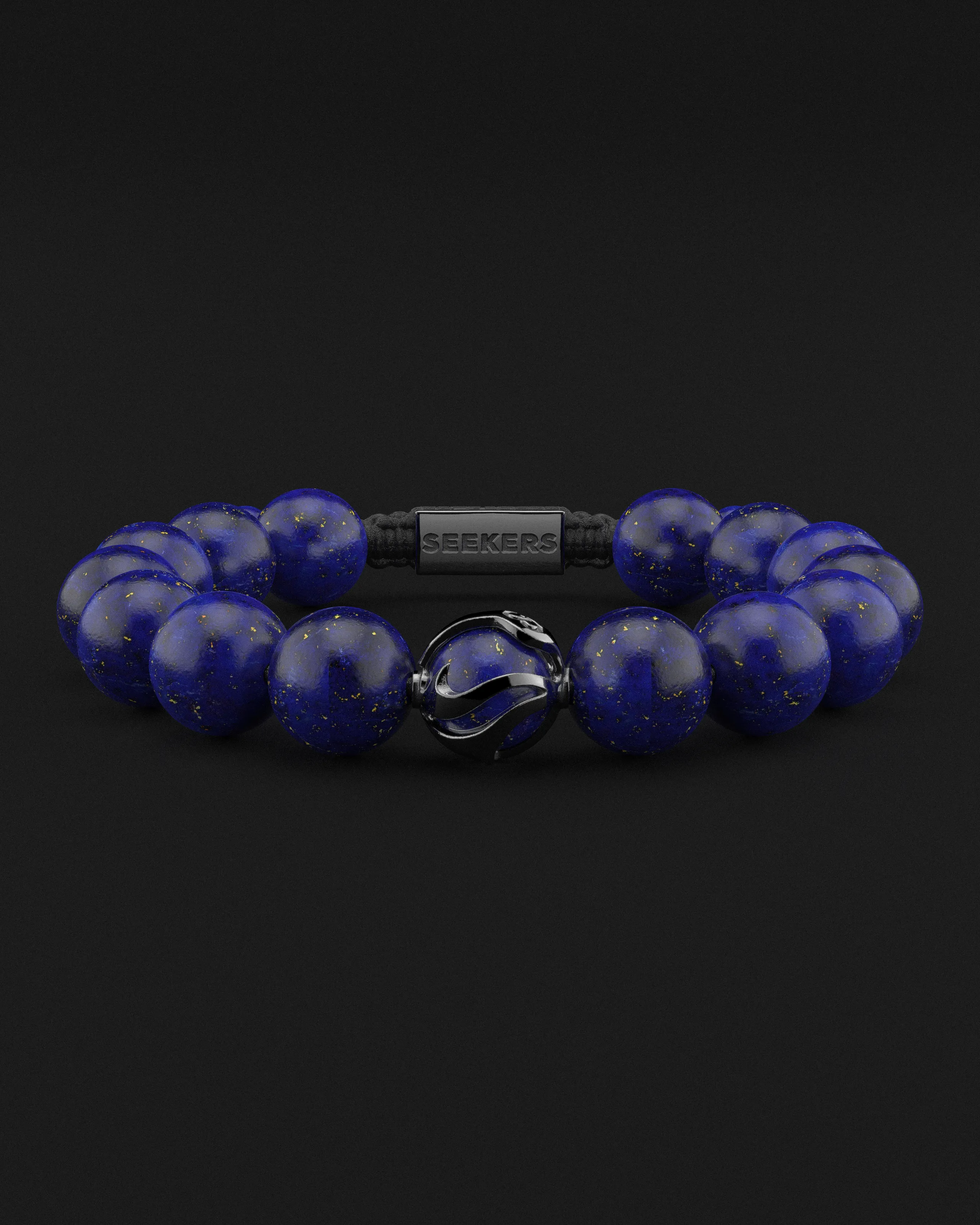 Lapis Lazuli Bracelet 12mm | Waves by Seekers Men's Jewelry