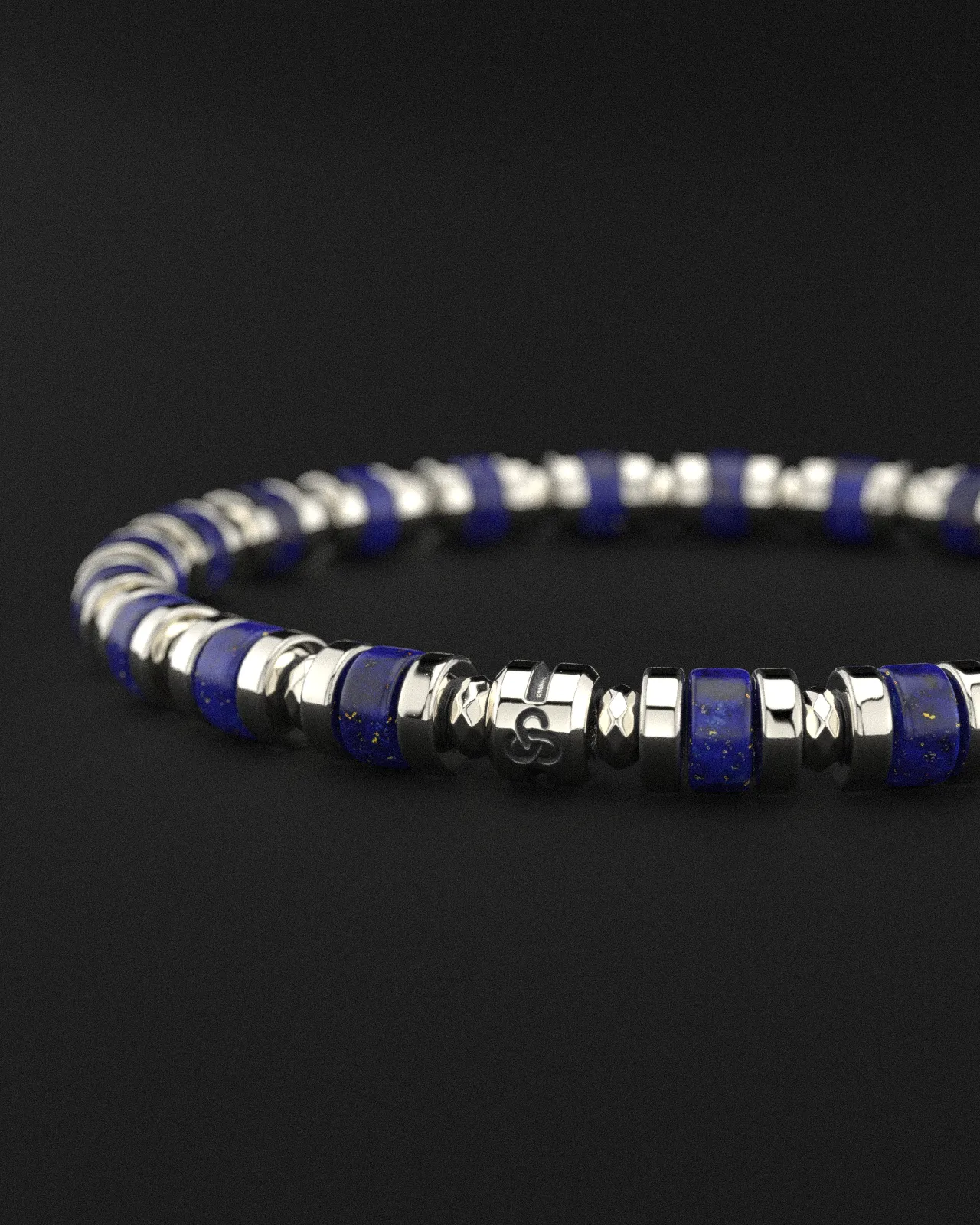 Lapis Lazuli Bracelet 6mm | Spacer by Seekers Men's Jewelry