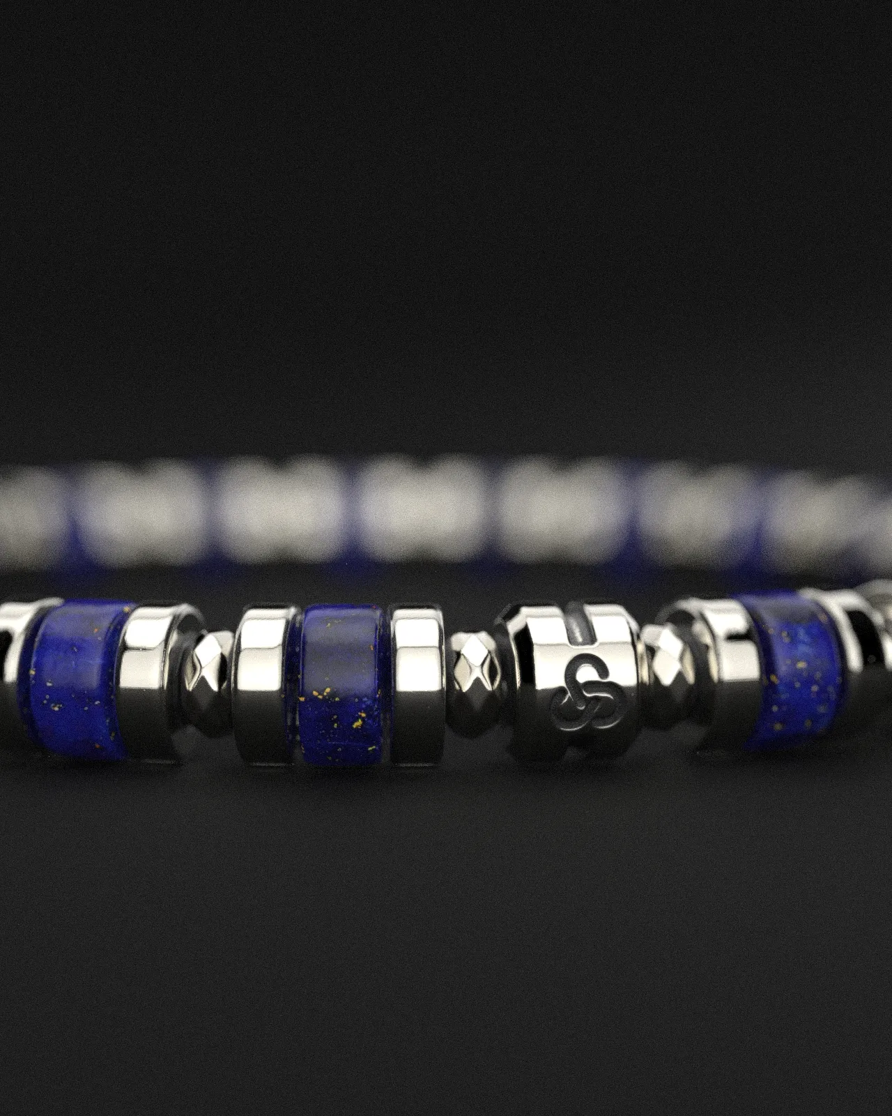 Lapis Lazuli Bracelet 6mm | Spacer by Seekers Men's Jewelry