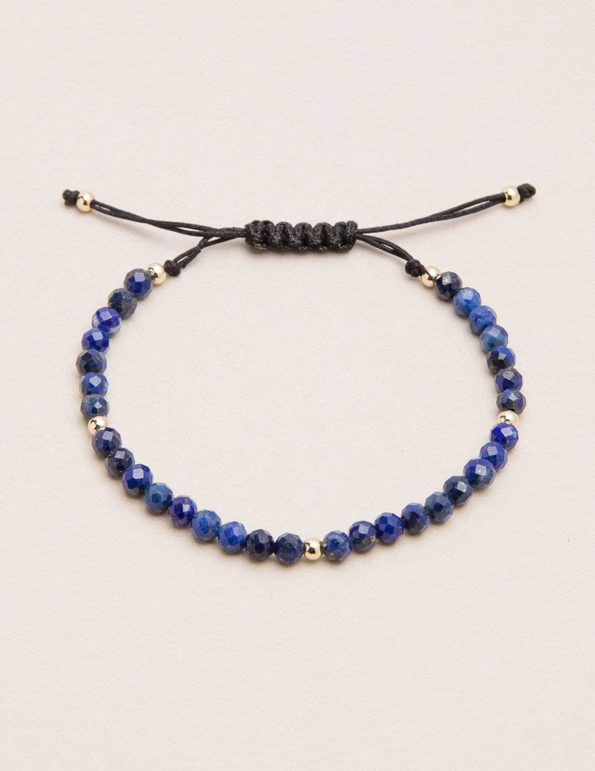 Lapis String Mini Gemstone Bracelet